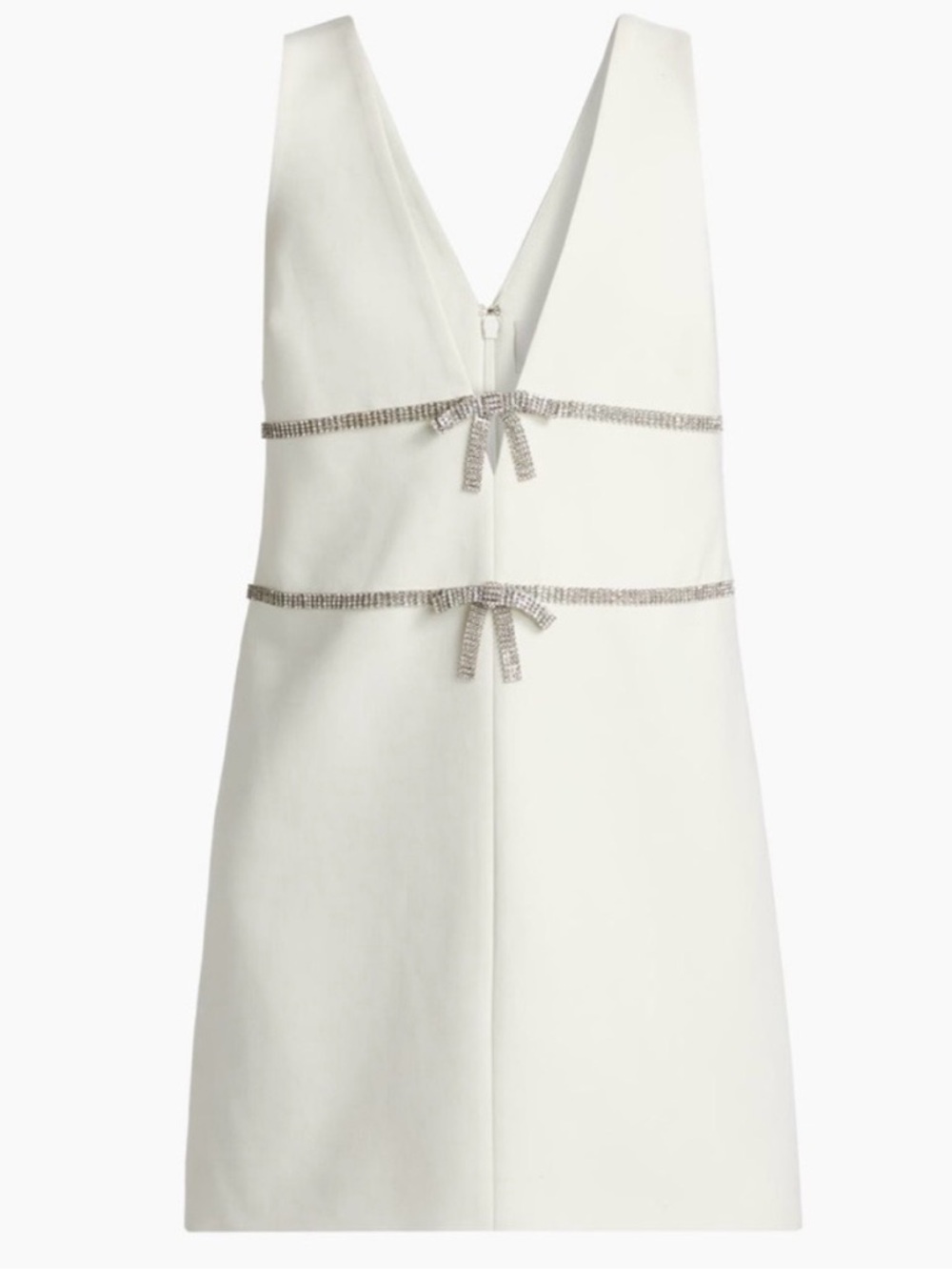 NWT Cinq à Sept Crystal Bow Mini Dress Sz 10 Cocktail Wedding Guest - Picture 5 of 15